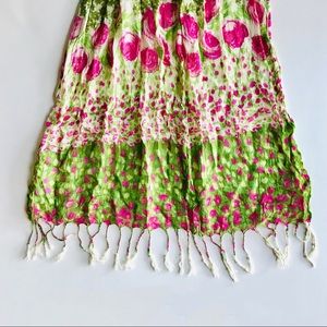 EUC Soft Gorgeous Flower Scarf